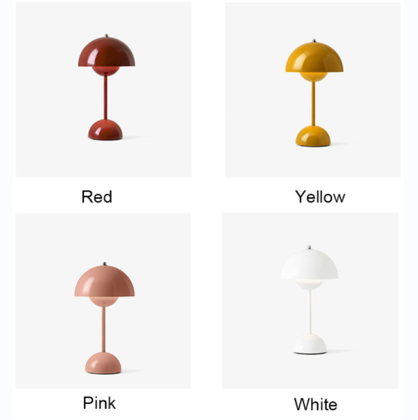 Mushroom Shape LED table Lamp color